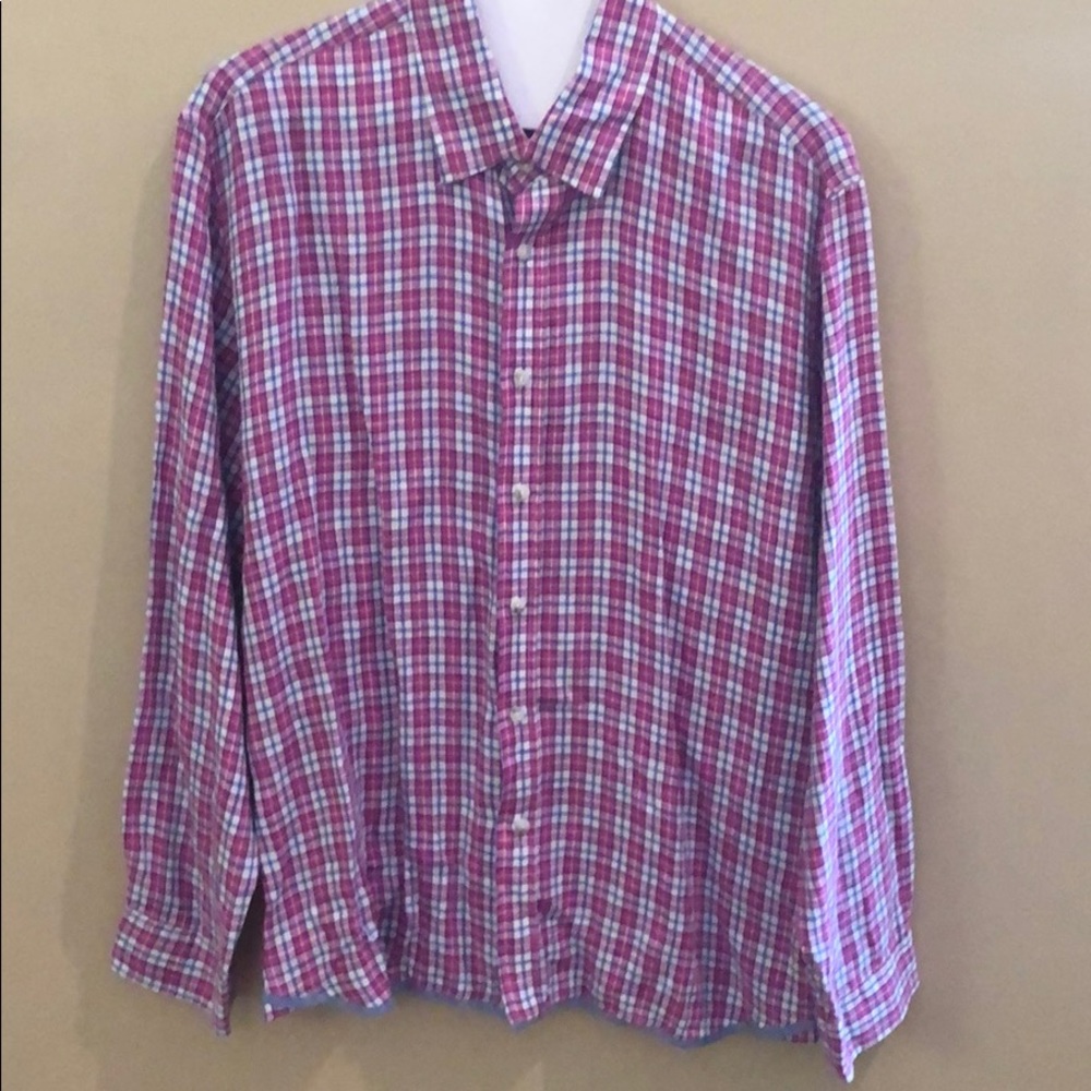Men’s Pink Report Collection Shirt - Picture 1 of 2